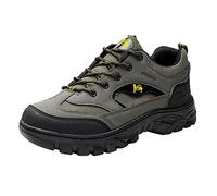 Sporty Shoes Men's Comfortable Casual Trainers for Men Simple Airy Trendy Breathable Mountain Shoes for Outdoor Sports Non-Slip Abrasion Resistant Jogging Shoes Trekking Shoes Work Shoes, Green, 7 UK