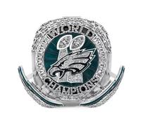 Sporty Style With Eagle Wing Design, Multi-Sized Alloy Rings Set With Zircon Stones, Suitable For Everyday Wear, Holiday Gifts, And Fan Collectibles. (9)