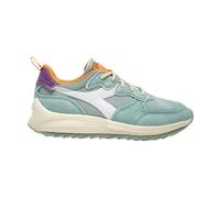 Sporty Suede Mesh Trainers - female - Diadora - Sneakers - Blue - 4 UK - Shoes 4 UK