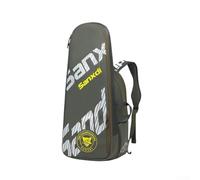 Sporty Tennis Paddle Backpack Constructed From Polyester And EVA With Racket Protection Laptop Storage And Shoe Pocket(Dark gray)