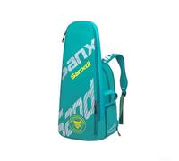 Sporty Tennis Paddle Backpack Constructed From Polyester And EVA With Racket Protection Laptop Storage And Shoe Pocket(blue)