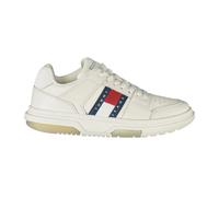 Sporty White Lace-Up Trainers with Contrast Details and Logo Print - female - Tommy Hilfiger - Sneakers - White - 3 UK - Shoes 3 UK