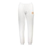 Sporty White Men's Trousers with Elastic Waist - male - Cavalli Class - Sweatpants - White - 2XL - Trousers 2XL
