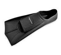 SportySwim Black Silicone Training Fins (EU 47-48/ UK 11.5-12.5)