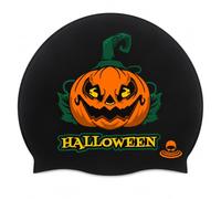 SportySwim Halloween Swim Cap - One Size Non-Slip Silicone Swim Hat