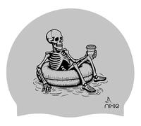 SportySwim Halloween Swim Cap - One Size Swim Hat (Skelebrew)