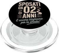 Sposati da 02 Anni e Ancora Litighiamo Per La Strada PopSockets PopGrip for MagSafe