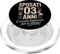 Sposati da 03 Anni e Ancora Litighiamo Per La Strada PopSockets PopGrip for MagSafe