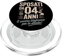 Sposati da 4 Anni e Ancora Litighiamo Per La Strada PopSockets PopGrip for MagSafe