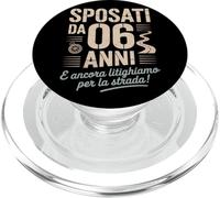 Sposati da 6 Anni e Ancora Litighiamo Per La Strada PopSockets PopGrip for MagSafe