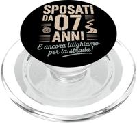 Sposati da 7 Anni e Ancora Litighiamo Per La Strada PopSockets PopGrip for MagSafe