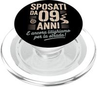 Sposati da 9 Anni e Ancora Litighiamo Per La Strada PopSockets PopGrip for MagSafe