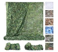 Sposuit Camo Netting - Camouflage Net 10x20 20x20 10x10, Military Camo Netting for Hunting Bulk Roll, Camo Tarp Sunshade Net for Party Decorations, Sunshade, Camping Ghillie Netting