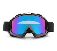 SPOSUNE Motorcycle Goggles, ATV Dirt Bike Off Road Racing MX Riding Goggle Anti-Scratch Dustproof Bendable UV400 Eyewear Padded Soft Thick Foam,Adjustable Strap Adults' Cycling Motocross