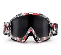 SPOSUNE Motorcycle Goggles, ATV Dirt Bike Off Road Racing MX Riding Goggle Anti-Scratch Dustproof Bendable UV400 Eyewear Padded Soft Thick Foam,Adjustable Strap Adults' Cycling Motocross