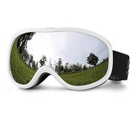 SPOSUNE Ski Goggles 100% UV400 Protection Skiing Goggle with Anti-Fog Spherical Dual Lens,OTG Snow Snowboard Goggles for Men Women Youth,Helmet Compatible Windproof Impact Resistant