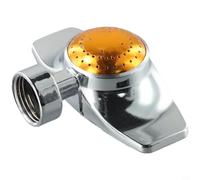Spot Alloy Standard Square Circle Pattern Metal Zinc Distance for Gentle Watering Lawn Garden Flow - Variable Spray Sprinkler Rust-Resistant Fits 360° Hose