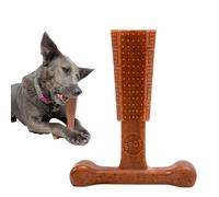 SPOT Bam-Bones Plus T-Bone, Bamboo Fiber & Nylon Dog Chew, Durable for Aggressive Chewers, Non-Splintering, for Adult Dogs & Teething Puppies Under 60lbs, 6in, Beef Flavor