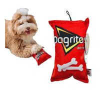 SPOT by Ethical Products Fun Foods The Whimsical Dog Toy with Squeaker for All Dogs | Chew Plush and Squeak Toy Small and Large Breeds | Interactive Toy for Dogs - Doritos - Small
