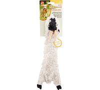 SPOT by Ethical Products Skinneeez Crinklers The Stuffless Crinkle Dog Toy with Squeaker For All Dogs Tug-Of-War Toy For Small and Large Breeds Squeak Toy for Dogs -Goat - Small