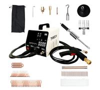 Spot Dent Puller 3KW Stud Welding Machine Automotive Vehicle Car Body Bonnet Door Repair High Powered Professional Sheet Metal Welder 220V 3KW 0.6-1.6mm Thickness 7 Modes Attachments & Accessories Kit