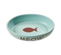 SPOT Ethical Products Portofino Dish Oval Cat Blue 6"