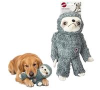 SPOT Fun Sloth Plush Dog Toy Assorted Colours 13 Inches
