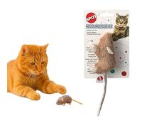SPOT House Mouse Helen Cat Toy with Catnip - Lifelike Plush Mouse, Crinkle Sound, 4in Small Size for Kittens and Cats, Batting, Chasing, Playing - Assorted Colors