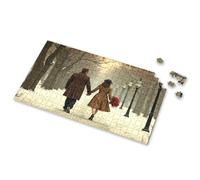 Spot It Game For Kids A Couple Walks Hand In On A Snowy Path Picture Puzzle Easter Gifts For Toddlers Puzzles For Toddlers 2-4(300PCS)