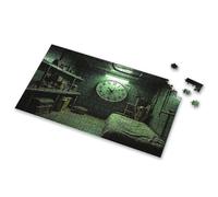 Spot It Game For Kids A Dimly Lit Room With A Large Clock On The Wall Picture Puzzle Puzzle Books For Adults Puzzles For Adults(1000PCS)