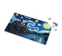 Spot It Game For Kids A Magical Castle Under A Swirling Starry Sky Picture Puzzle Puzzle Books For Adults Puzzles For Adults(500PCS)