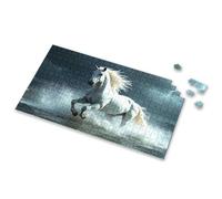 Spot It Game For Kids A White Horse Gallops Through Stormy Waters Picture Puzzle Puzzle Books For Adults Puzzles For Adults(1000PCS)