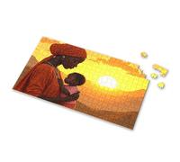 Spot It Game For Kids A Woman Holds Her Child As They Gaze At The Sunset Picture Puzzle Puzzle Books For Adults Puzzles For Adults(1000PCS)