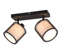 Spot Light Black Burton 2 Bar White & Trio 811400232