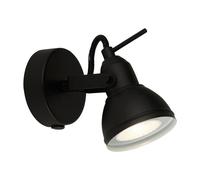 Searchlight 1541BK Focus Wall Light, black