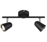 Spot Light Black Toulouse LED 2 Bar Matt Trio R82122132