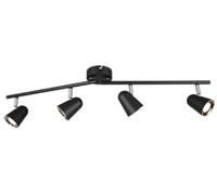 Spot Light Black Toulouse LED 4 Bar Matt Trio R82124132
