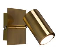Trio Lighting Marley wall spotlight, antique brass