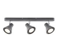 Nordlux Eik 3-Spot Indoor Dining Kitchen Metal Spot Light In Grey (Diam) 8.5Cm