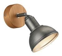 Spot Light Silver Delhi Antique Nickel And Natural Wood Trio 803400167