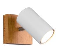 Spot Light White Marley Matt & Natural Wood Trio 812400131