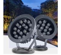 Spot Lights,24V Exterior Wall Projector Lights, Outdoor LED Spotlight, Long Distance Irradiation Narrow Beam Lamp, for Building Lighting(White,9W(24v))