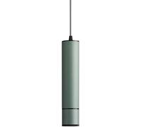 Spot Lights Ceiling LED Pendant Lights Cylinder Long Bar Light, Ceiling Hanging Lighting Fxitures for Kitchen Island Dining Room, Linear Strip Suspension (Green-7W,Neutral Light)