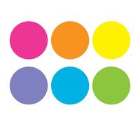 Spot On Bright Circles Carpet Markers 4-inch (TCR77046)