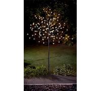 Spot On Dealz 1.8M Cherry Tree 352 Warm White Led Blossom Lights With Metal Flat Base Christmas Garden Ornaments For Home Xmas