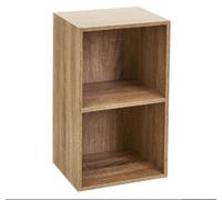 Spot On Dealz 2 Cube Storage Unit Small Bookcase Wooden Storage Cabinets Book Shelf Shelves Bookcases