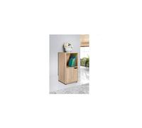 Spot On Dealz 2 Cubes Wooden Small Cube Storage Unit Wooden Bookcase 1 Door