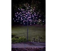 Spot On Dealz 4 Ft Cherry Blossom Tree Outdoor Decorations For Garden 128 Led Solar Powered