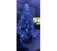 Spot On Dealz 672 Led Christmas Lights Sparkle Cascading Micro Tree Lights Christmas Decorations Outdoor Home Garden Indoor Xmas Cool White