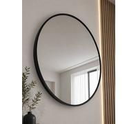 SPOT ON DEALZ Round Black Framed Wall Mirror Modern Decorative Circle Mirror 60cm SPOT ON DEALZ Black